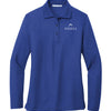 Port Authority Women's Silk Touch Long Sleeve Polo - Royal