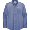 Brooks Brothers Non-Iron Stretch Pinpoint Shirt - Cobalt