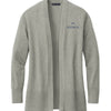Brooks Brothers Women's Cotton Long Cardigan - Grey