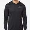 Unisex Paragon UV Protection Long Sleeve Hooded T-Shirt - Black