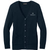 Port Authority Women's Easy Care Button-Up Cardigan Sweater - Navy