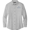 Mercer + Mettle Women's Long Sleeve Stretch Woven Shirt - Grey