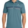 TravisMathew Glenview Stripe Polo - Stellar Blue