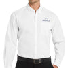 Port Authority Long Sleeve Carefree Poplin Shirt - TALL - White