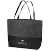 Port Authority Large Felt Tote - Black/Felt Charcoal