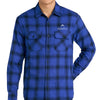 Port Authority Plaid Flannel Shirt - Royal/Black