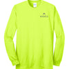 Port Authority Long Sleeve Core Blend Tee - TALL - Safety Green