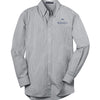 Port Authority Plaid Pattern Easy Care Shirt - Charcoal
