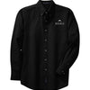 Port Authority Long Sleeve Twill Shirt - TALL - Black
