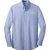 Port Authority Crosshatch Easy Care Shirt - TALL - Chambray Blue