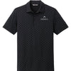 TravisMathew Oceanside Geo Polo - Black/Blue