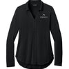 Port Authority Women’s Luxe Knit Button Tunic - Black