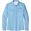 Port Authority Women's Long Sleeve UV Daybreak Shirt - Light Blue