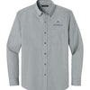 Port Authority Long Sleeve Nailhead Easy Care Shirt - Grey