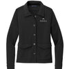 Brooks Brothers Omen's Mid-Layer Stretch Button Jacket - Black Heather