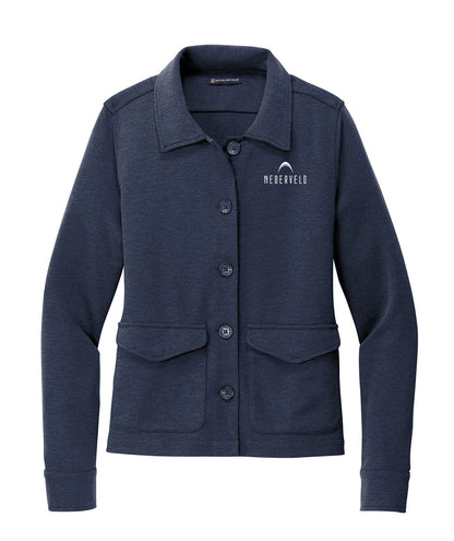 Brooks Brothers Omen's Mid-Layer Stretch Button Jacket