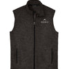 Port Authority Sweater Fleece Vest - Black Heather