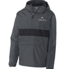 Sport-Tek Zipped Pocket Anorak - Graphite/Black