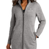 Port Authority Women's Arc Sweater Fleece Long Jacket - Grey Heather