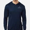 Unisex Paragon UV Protection Long Sleeve Hooded T-Shirt - Navy