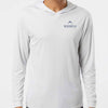 Unisex Paragon UV Protection Long Sleeve Hooded T-Shirt - Aluminum