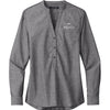 Port Authority Women's Long Sleeve Chambray Easy Care Shirt - Black