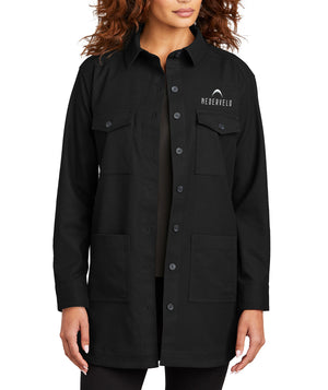 Mercer + Mettle Women's Long Sleeve Twill Overshirt