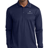 Sport-Tek Long Sleeve Micropique Sport-Wick Polo - Navy