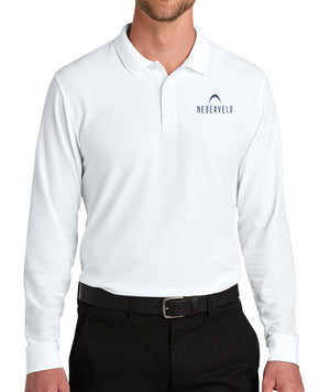 Port Authority Wearever Signature Pique Long Sleeve Polo