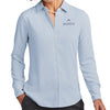 Brooks Brothers Women’s Full-Button Satin Blouse - Heritage Blue