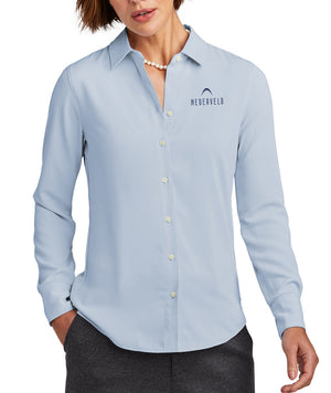 Brooks Brothers Women’s Full-Button Satin Blouse