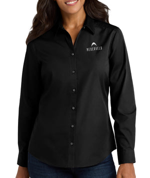 Port Authority Women's Long Sleeve Carefree Poplin Shirt
