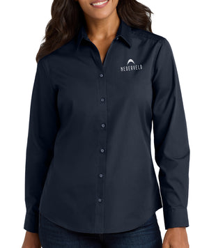 Port Authority Women's Long Sleeve Carefree Poplin Shirt
