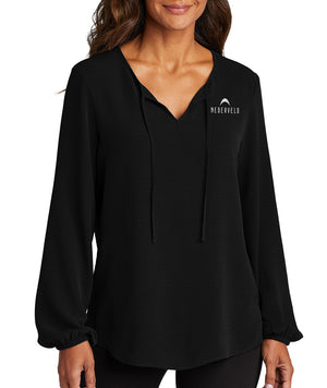 Port Authority Women's Textured Crepe Blouse