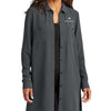 Port Authority Women's Textured Crepe Long Tunic - Graphite