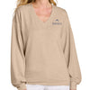 TravisMathew Women’s Long Weekend V-Neck - Natural Heather