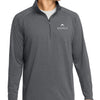 Sport-Tek Sport-Wick Stretch 1/4-Zip Pullover - TALL - Charcoal Grey Heather