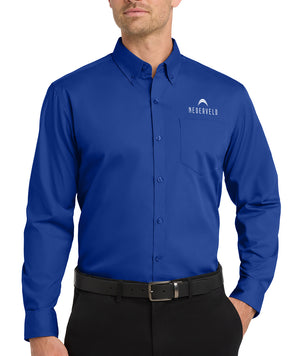 Port Authority Long Sleeve Carefree Poplin Shirt - TALL