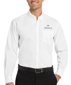 Port Authority Long Sleeve Carefree Poplin Shirt - TALL