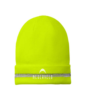 CornerStone Enhanced Visibility Beanie with Reflective Stripe