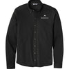 OGIO Code Stretch Long Sleeve Button-Up - Blacktop