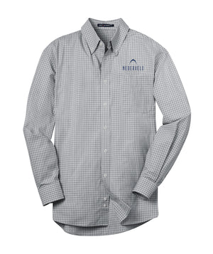 Port Authority Plaid Pattern Easy Care Shirt