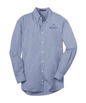 Port Authority Plaid Pattern Easy Care Shirt