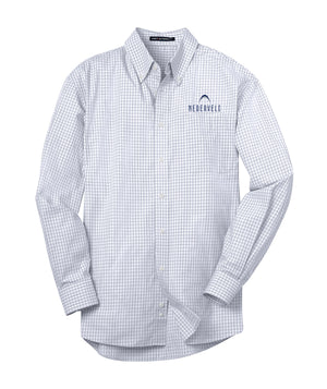 Port Authority Plaid Pattern Easy Care Shirt