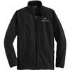 Port Authority Textured Soft Shell Jacket - TALL - Black
