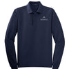 Port Authority Silk Touch Long Sleeve Polo - TALL - Navy